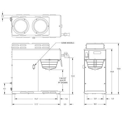 AXIOM® DV-3 Dual Volt (2 Upper/1 Lower Warmer)