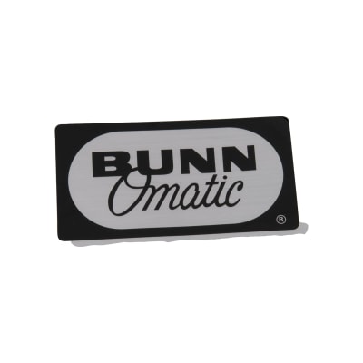 DECAL, BUNN OMATIC-2.0 X 3.5