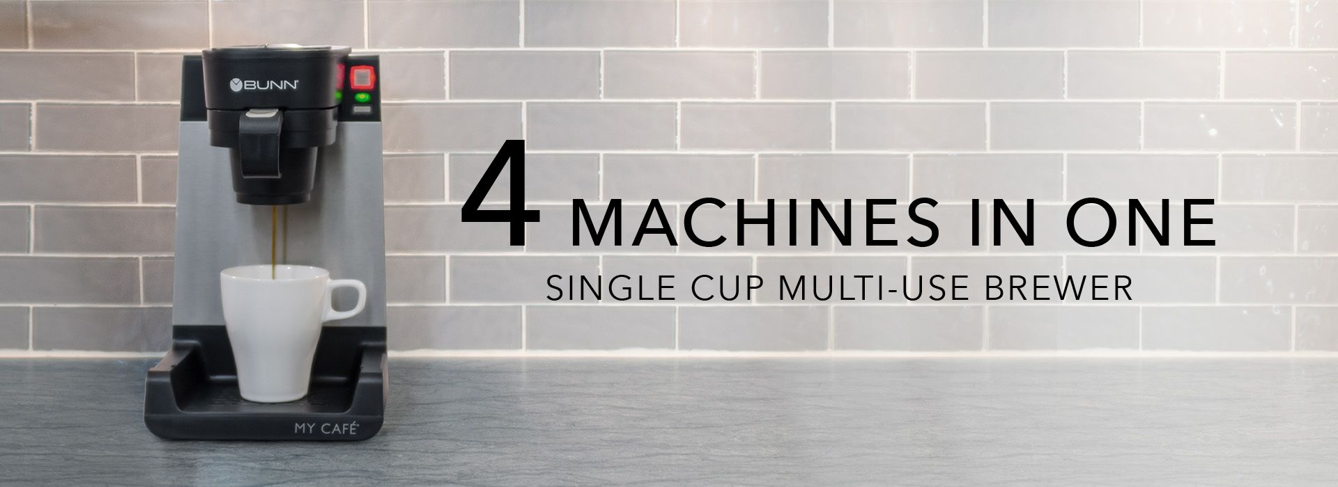 4 Machines in One - Single Cup Multi-Use Brewer