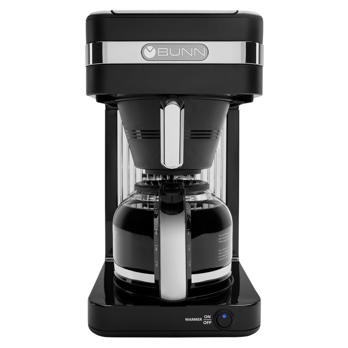 BUNN Velocity Brew 10 -Cup Residential Drip coffee maker Black