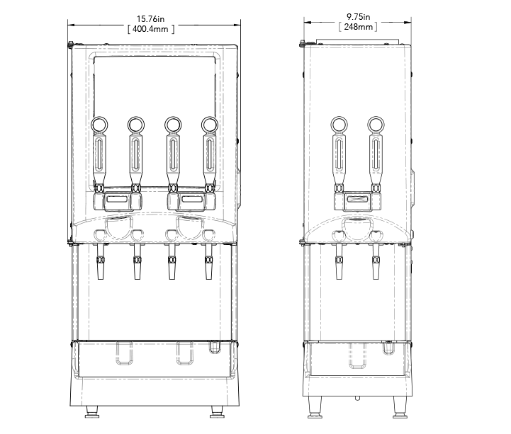 cold draft machine small footprint