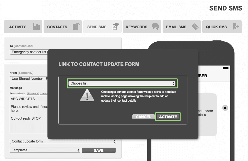 how-to-add-an-update-contact-details-link-to-your-message