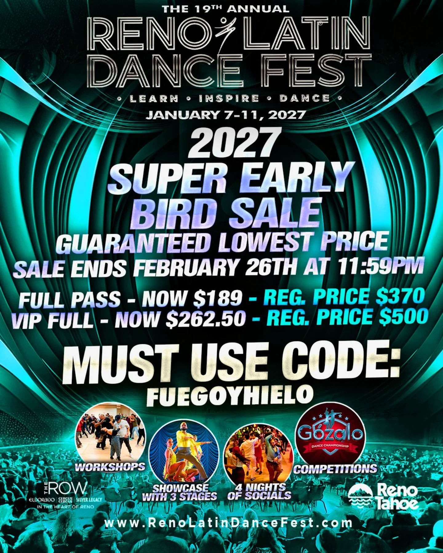 The 19th Annual Reno Latin Dance Fest