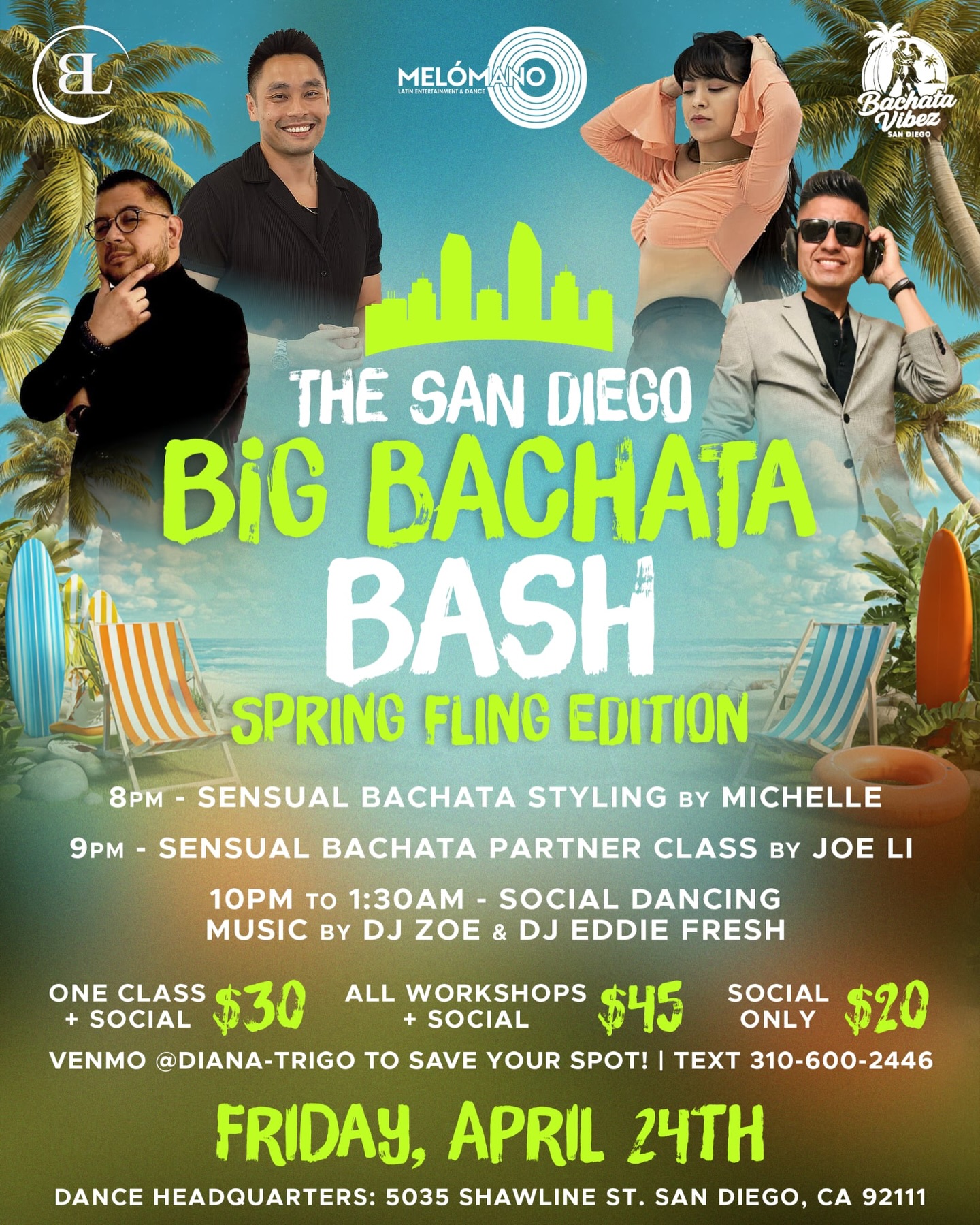 The San Diego Big Bachata Bash – Spring Fling Edition!