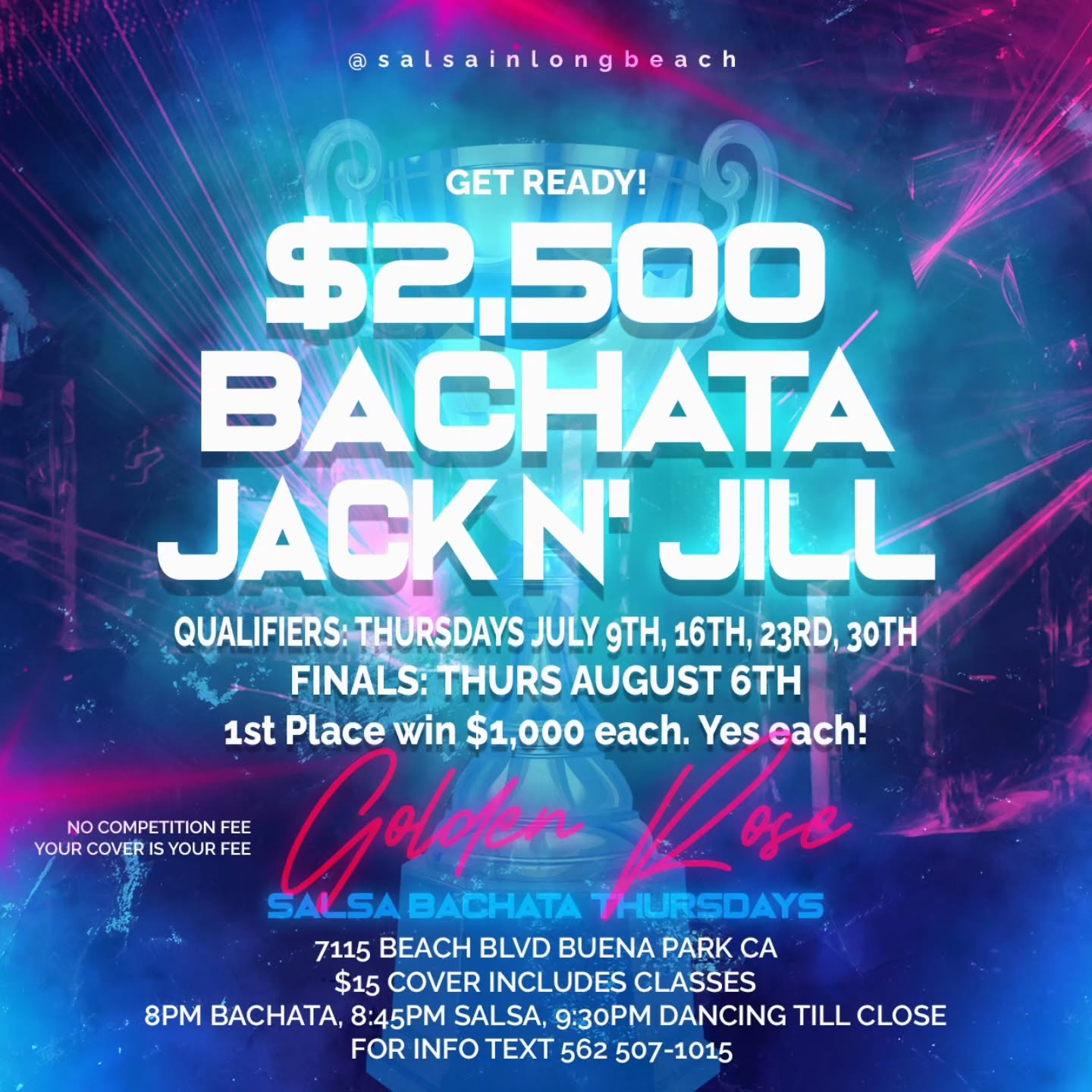 $2,500 Bachata Jack N' Jill
