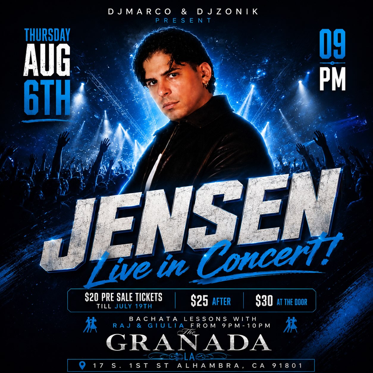 DJMarco & DJZonik Present Jensen Live in Concert!