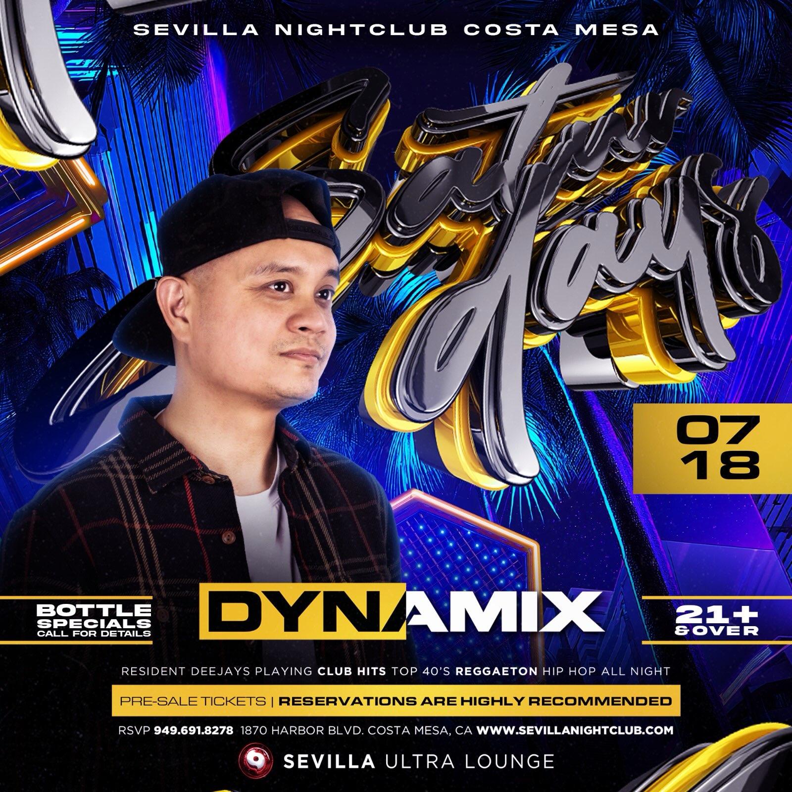 Sevilla Nightclub Costa Mesa | Dynamix