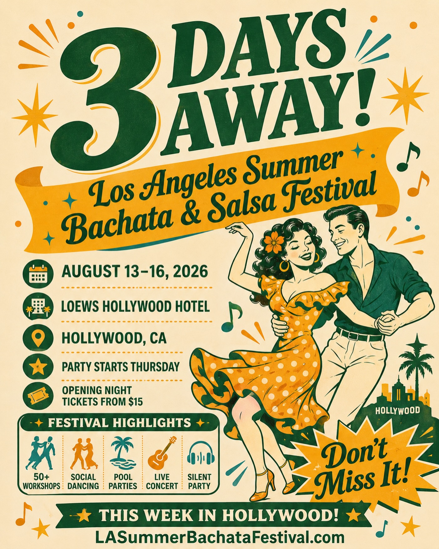 Los Angeles Summer Bachata & Salsa Festival