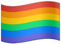 Rainbow flag. LGBT Pride.