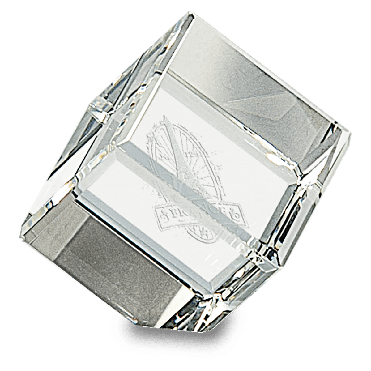 1 1/2" x 1 1/2" Crystal Cube, product photo