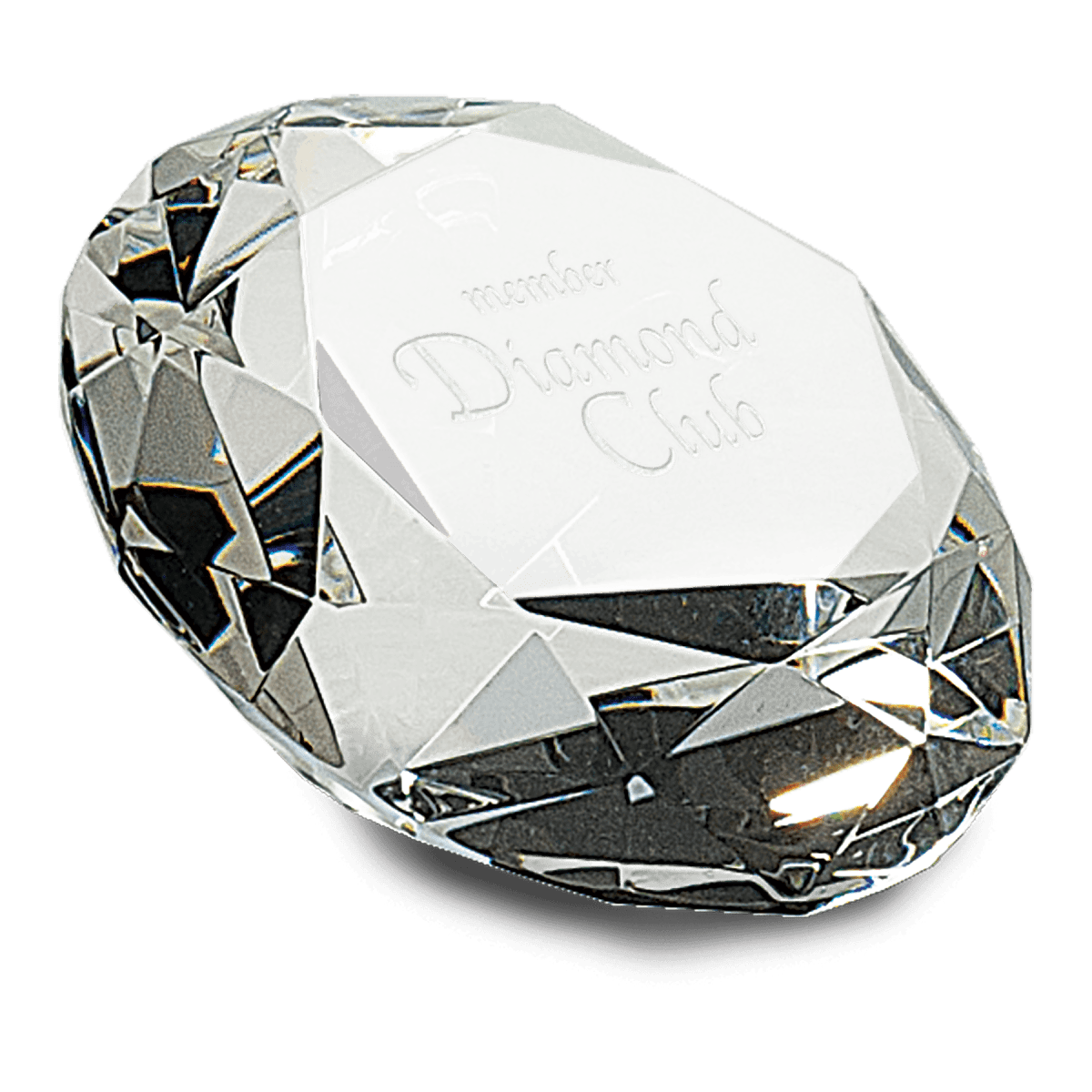 Clear Crystal 4" Diameter Diamond, product photo