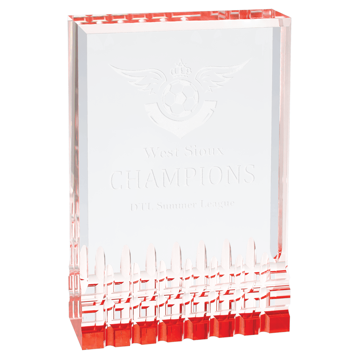 Medium Red Mirage Acrylic, product photo