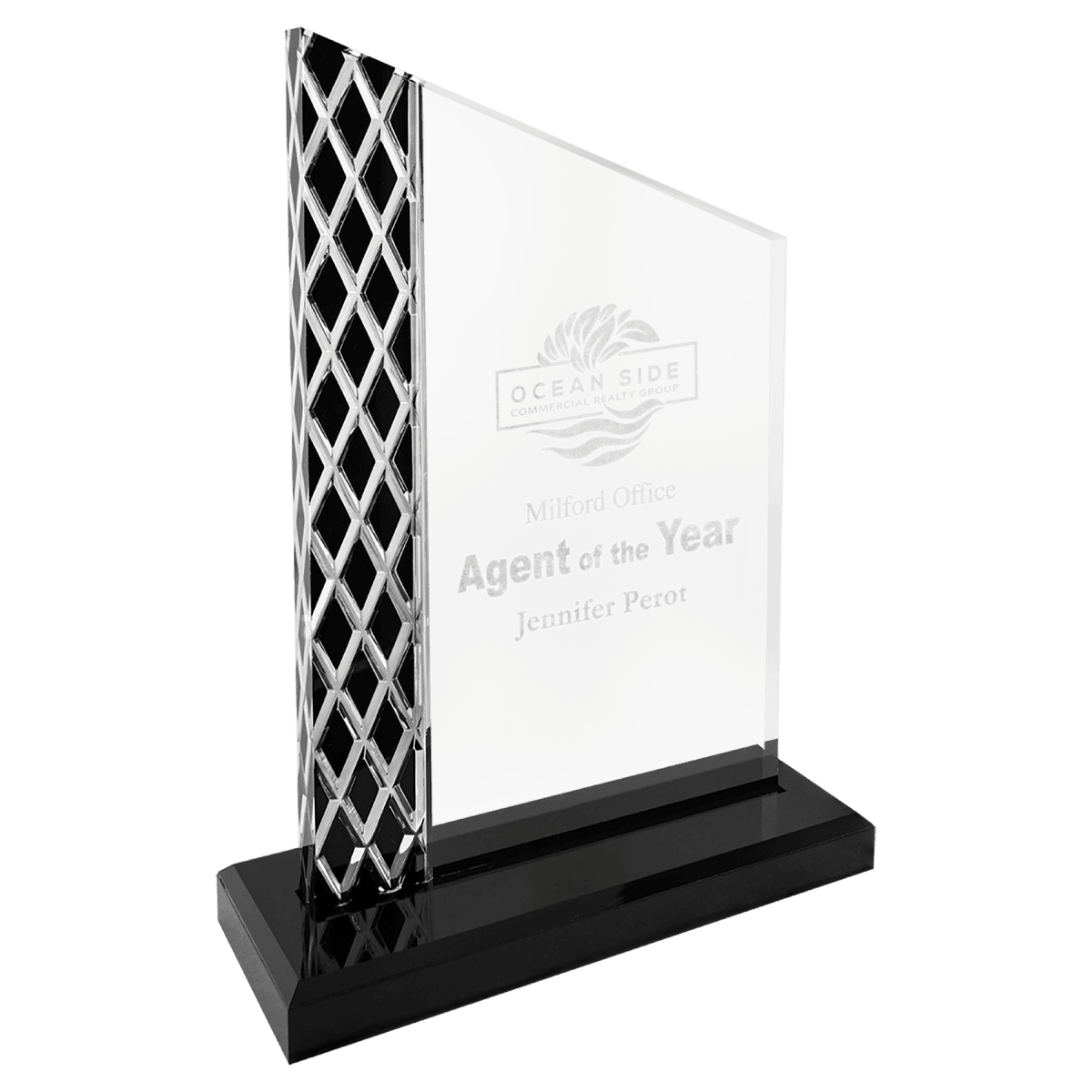 Large Black Diamond Ice Unite Acrylic, product photo