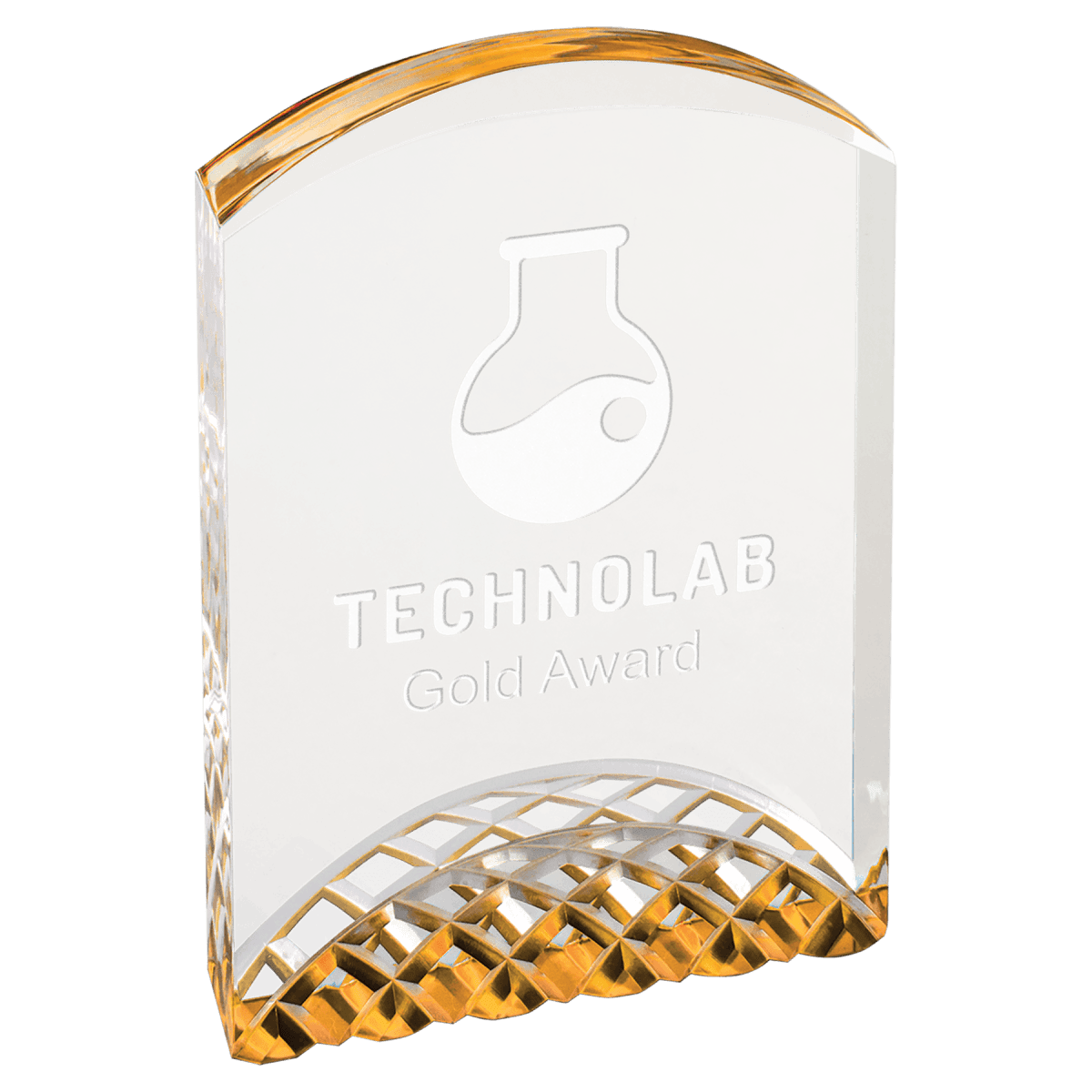Small Gold Horizon Acrylic, product photo