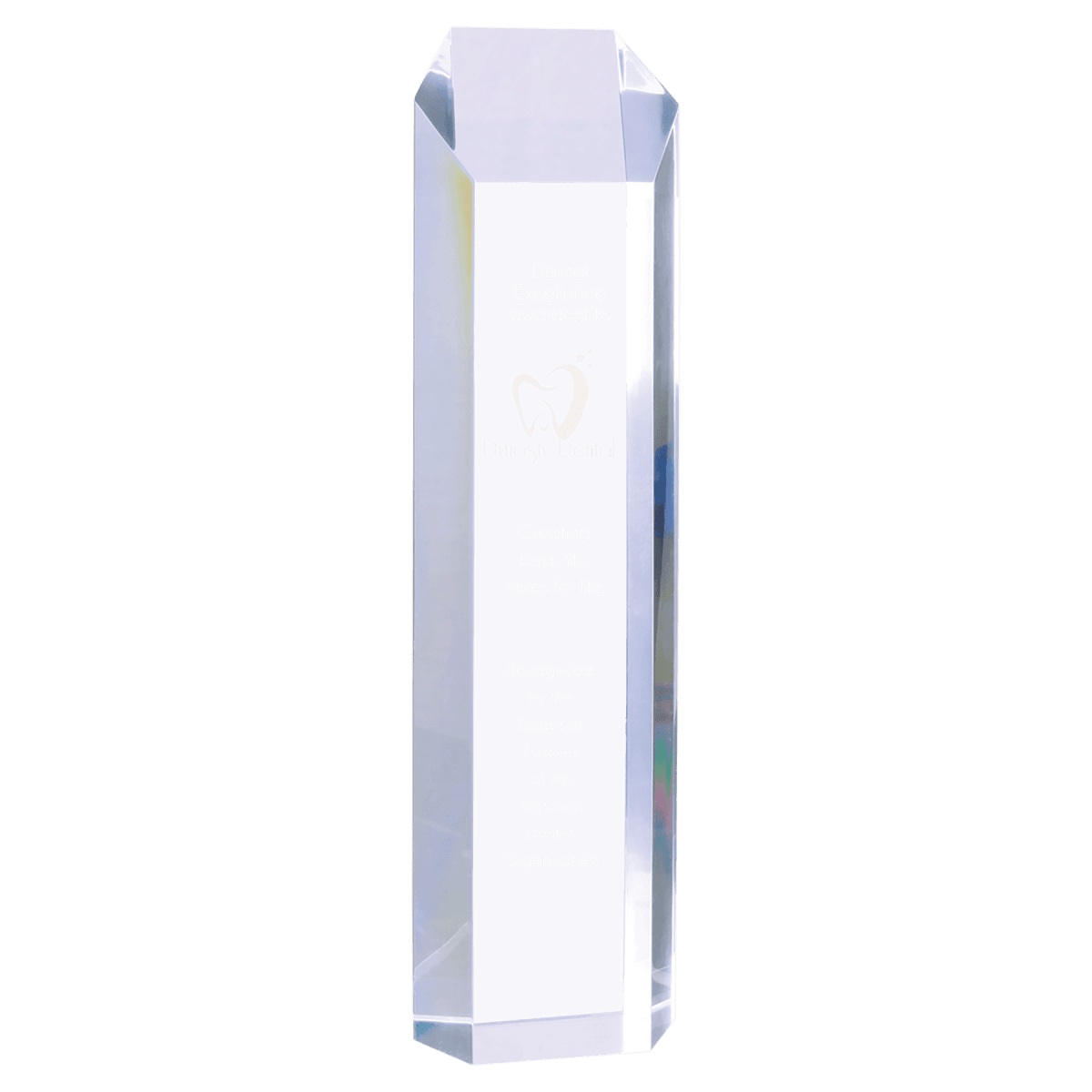 Large Clear Tower Acrylic, product photo