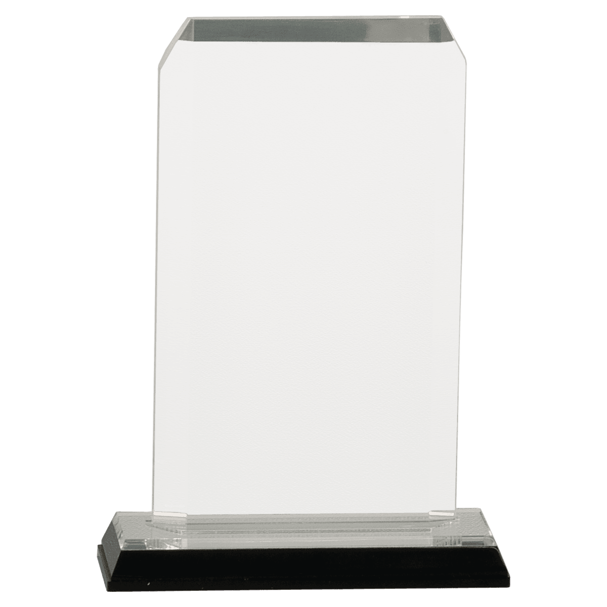 Medium Silver Clipped Corners Impress Acrylic, product photo
