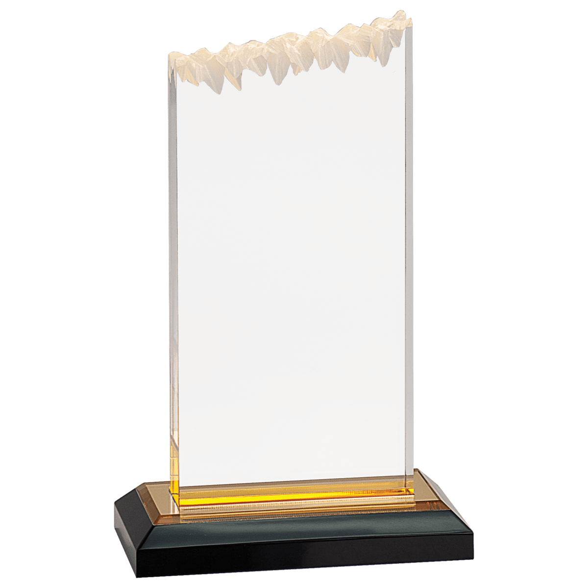 Large Gold Frosted Impress Acrylic, product photo