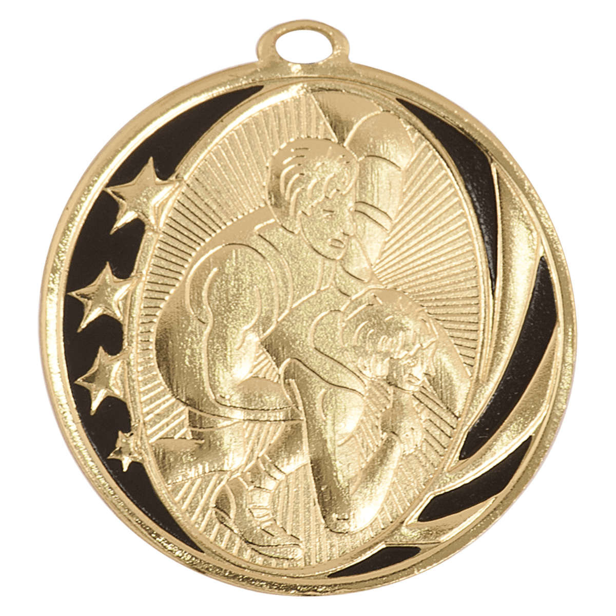 Wrestling MidNite Star Medal-Gold, product photo