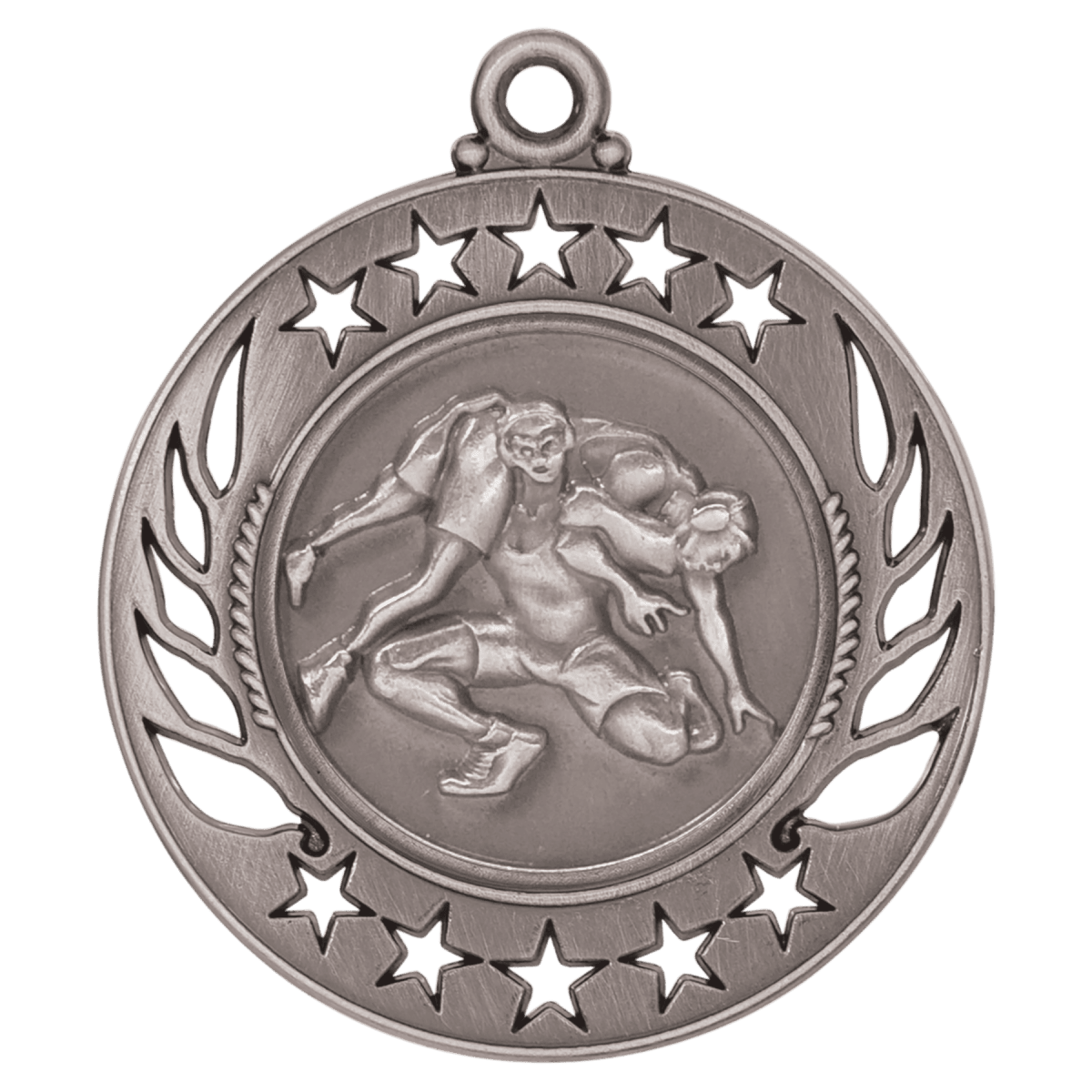 Wrestling Galaxy Medal-Silver, product photo