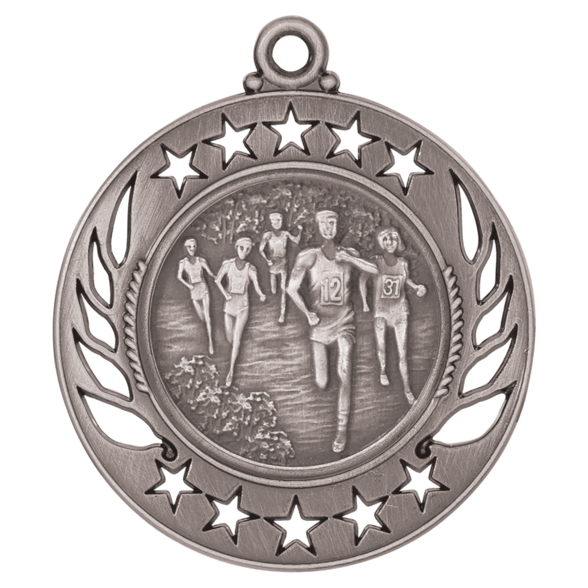 Cross Country Galaxy Medal-Silver, product photo