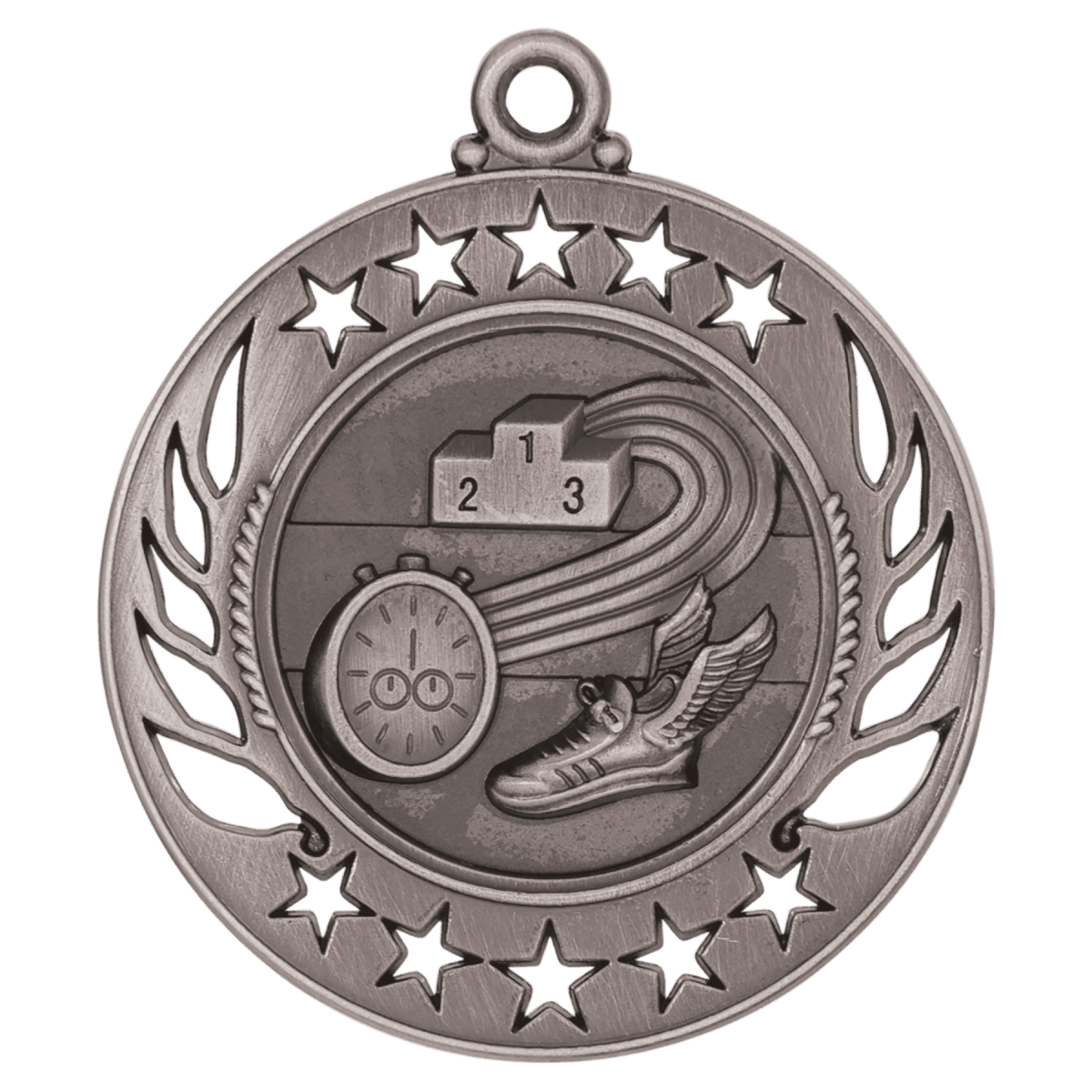 Track Galaxy Medal-Silver, product photo
