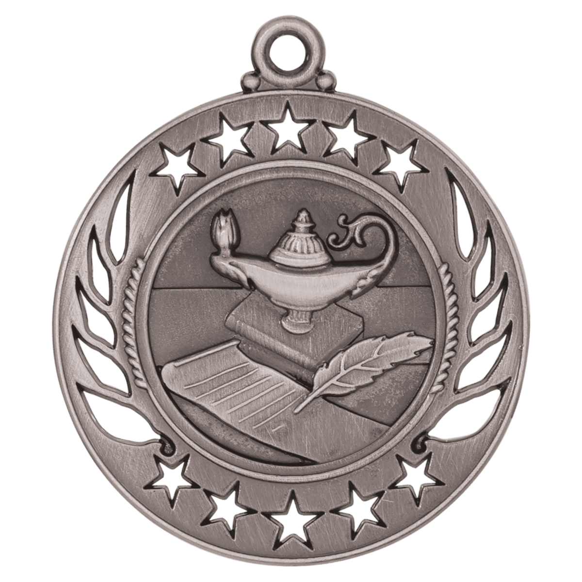 Lamp of Knowledge Galaxy Medal-Silver, product photo