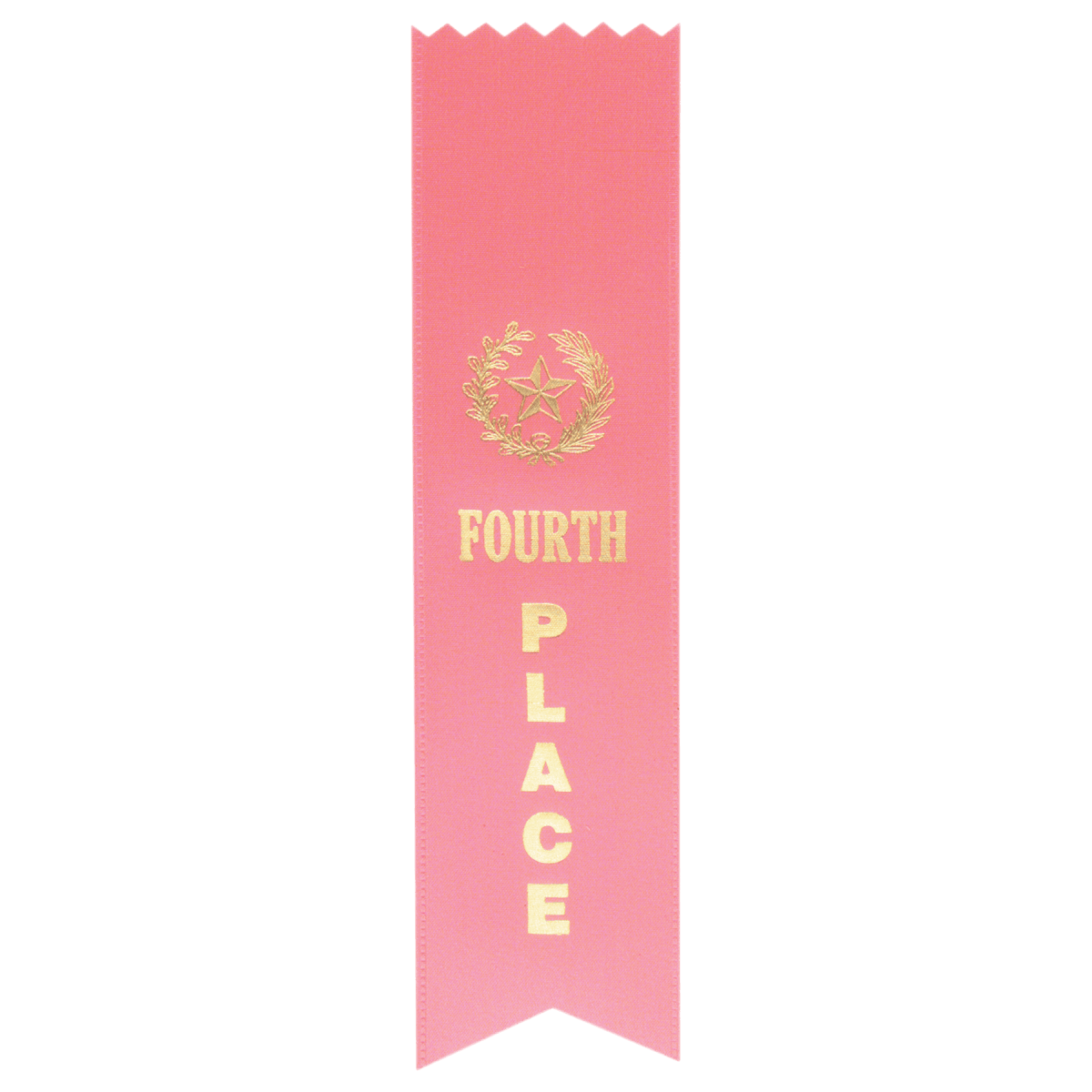 4th Place Pinked Ribbon, product photo