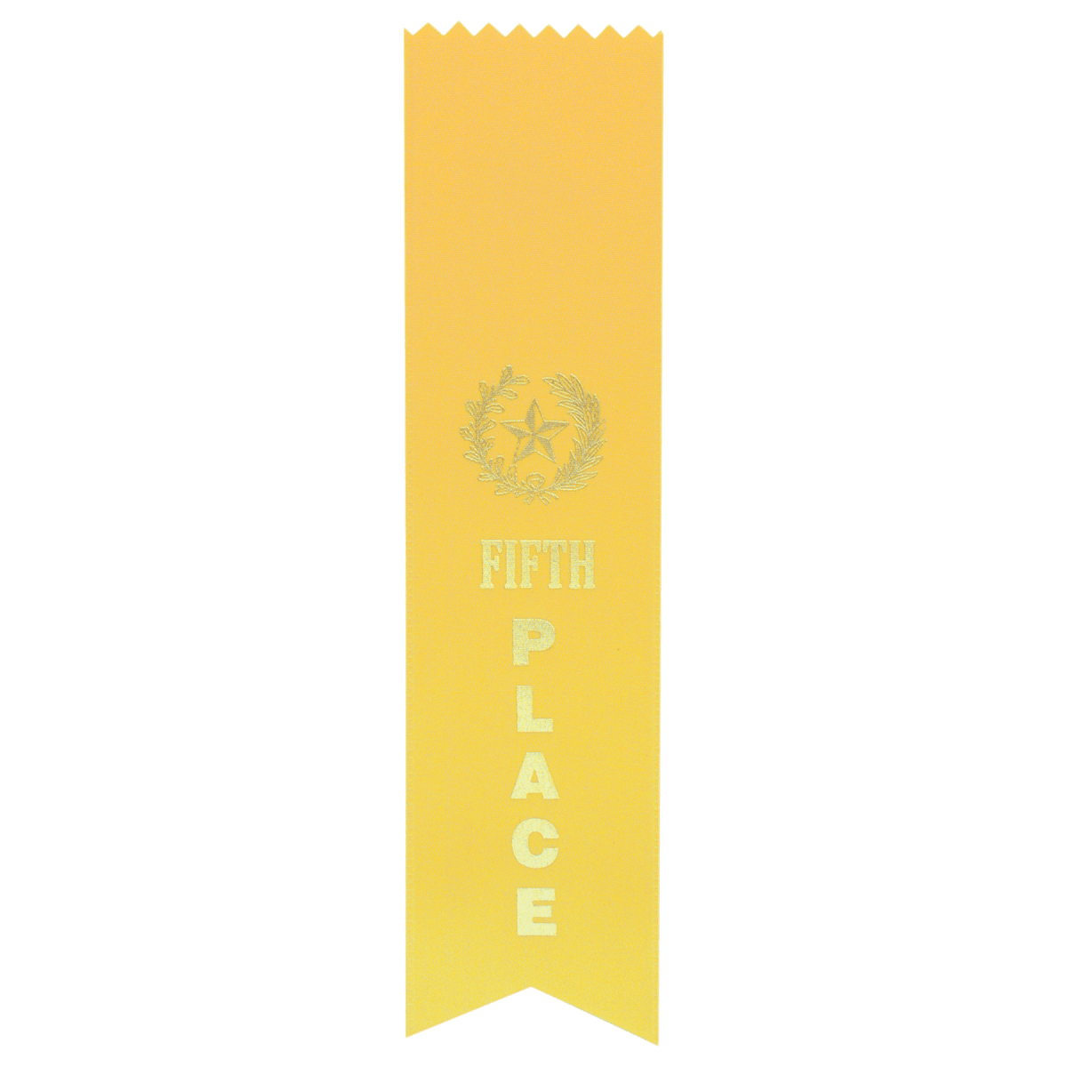 5th Place Pinked Ribbon, product photo
