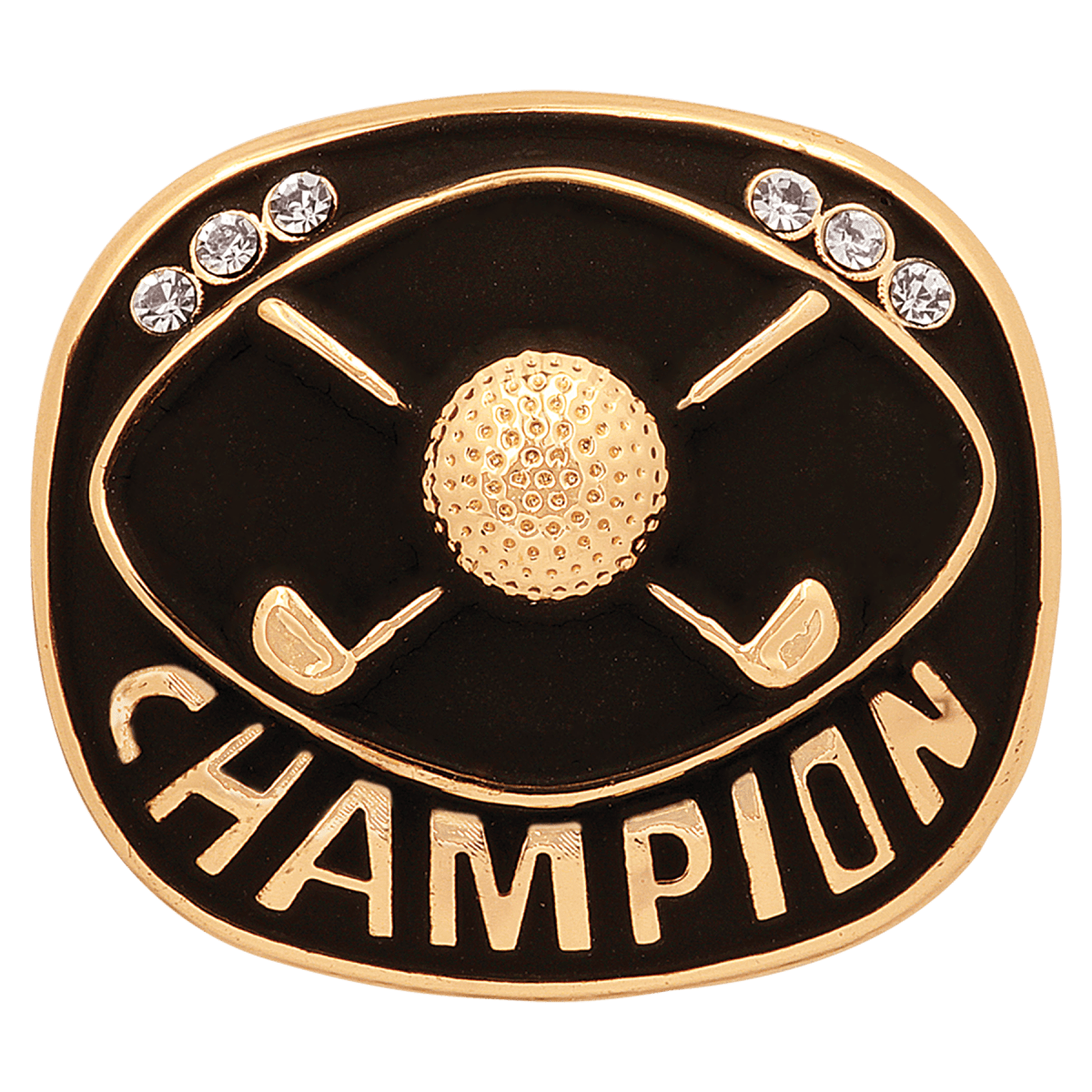 Golf Champion Ring Insert (Price includes ring ordered by size), product photo