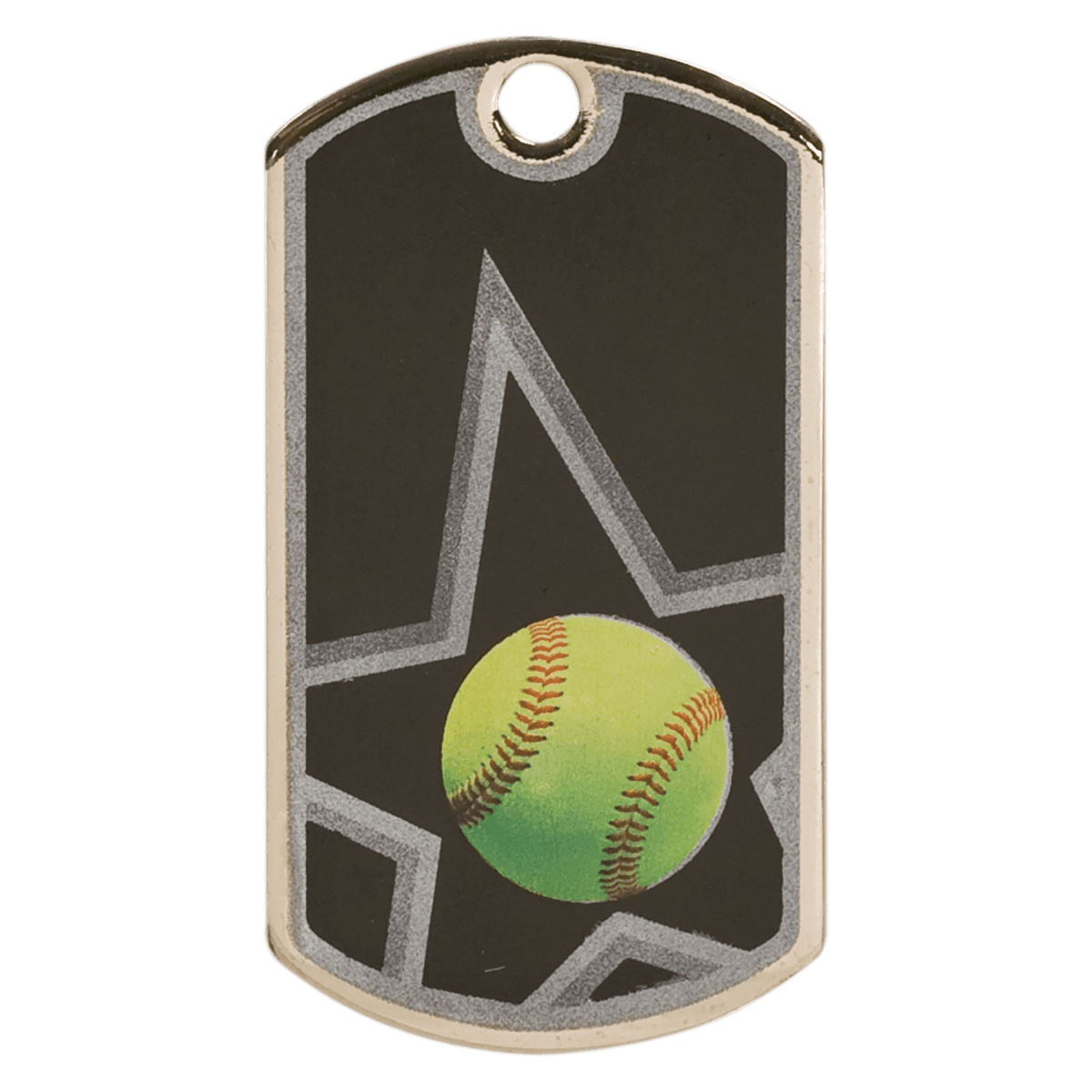 Softball Dog Tag, product photo