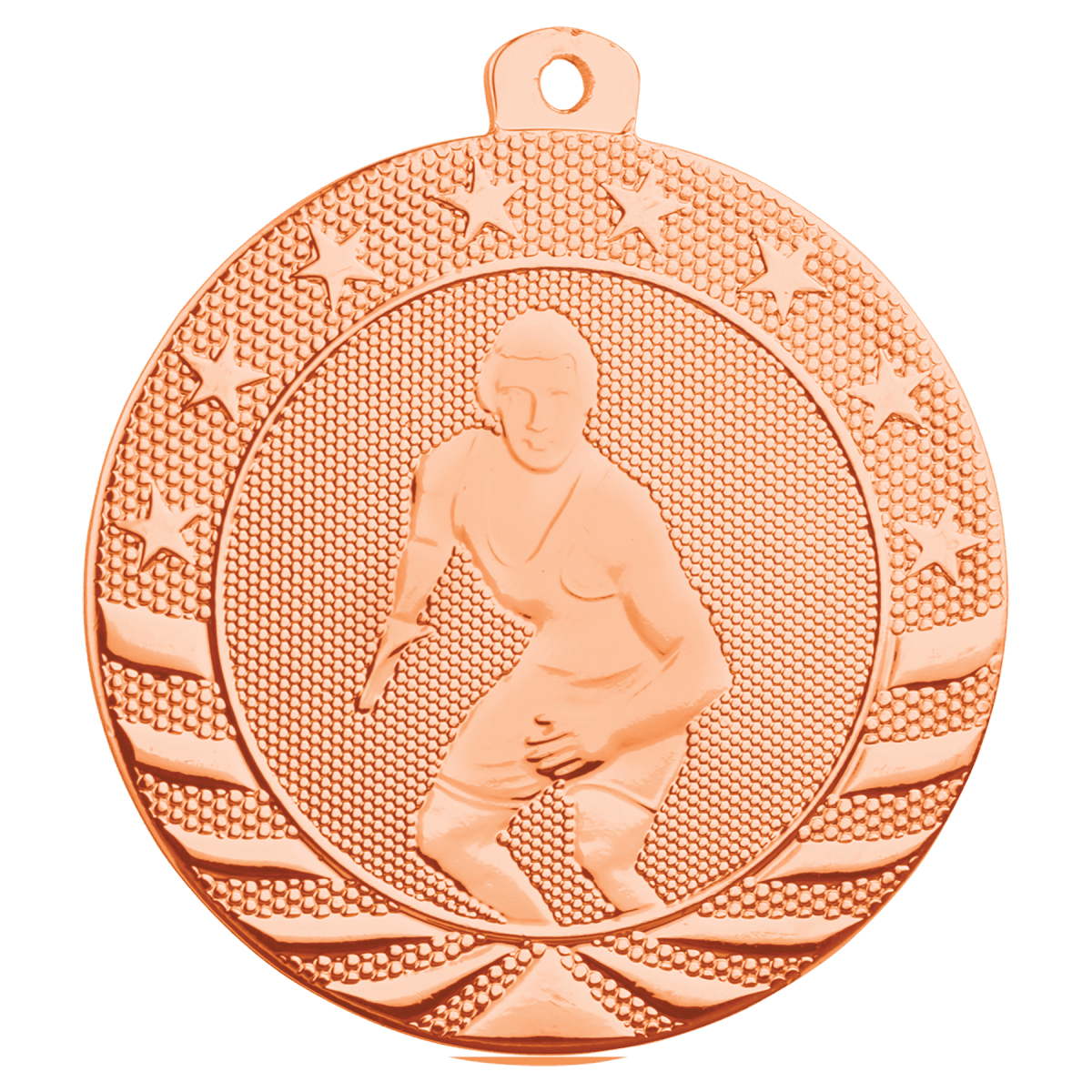Male Wrestling Starbrite Medal-Bronze, product photo