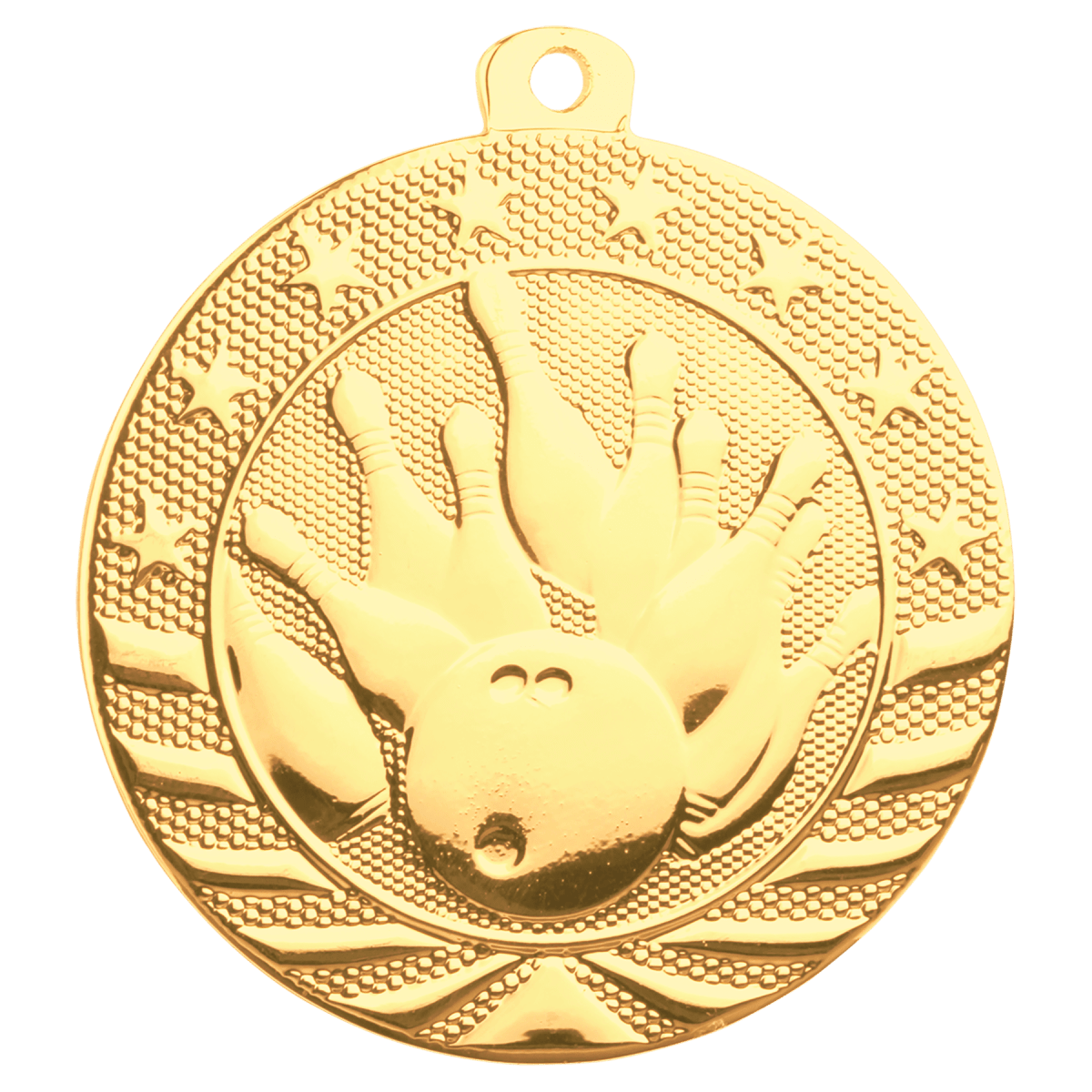 Bowling Starbrite Medal-Gold, product photo