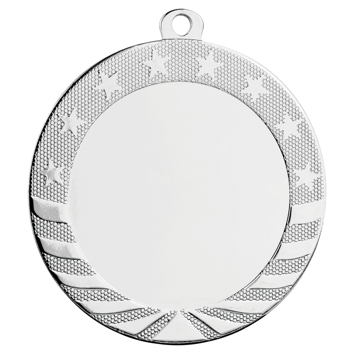 Starbrite 2" Insert Holder Medal-Bright Silver (Insert Not Included), product photo