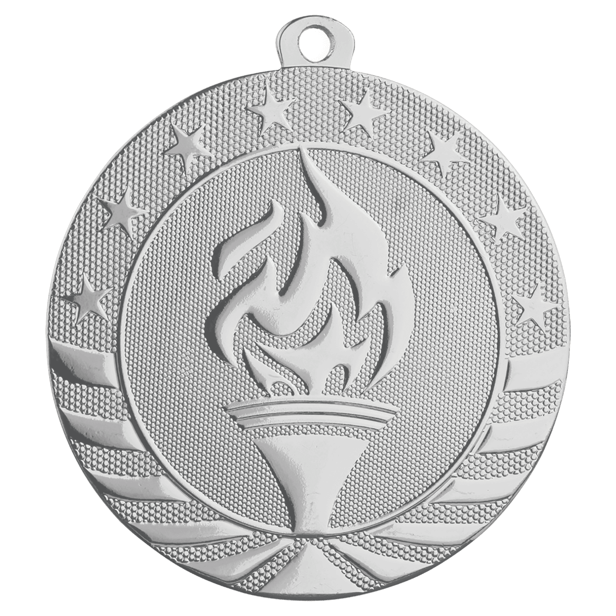 Torch Starbrite Medal-Silver, product photo