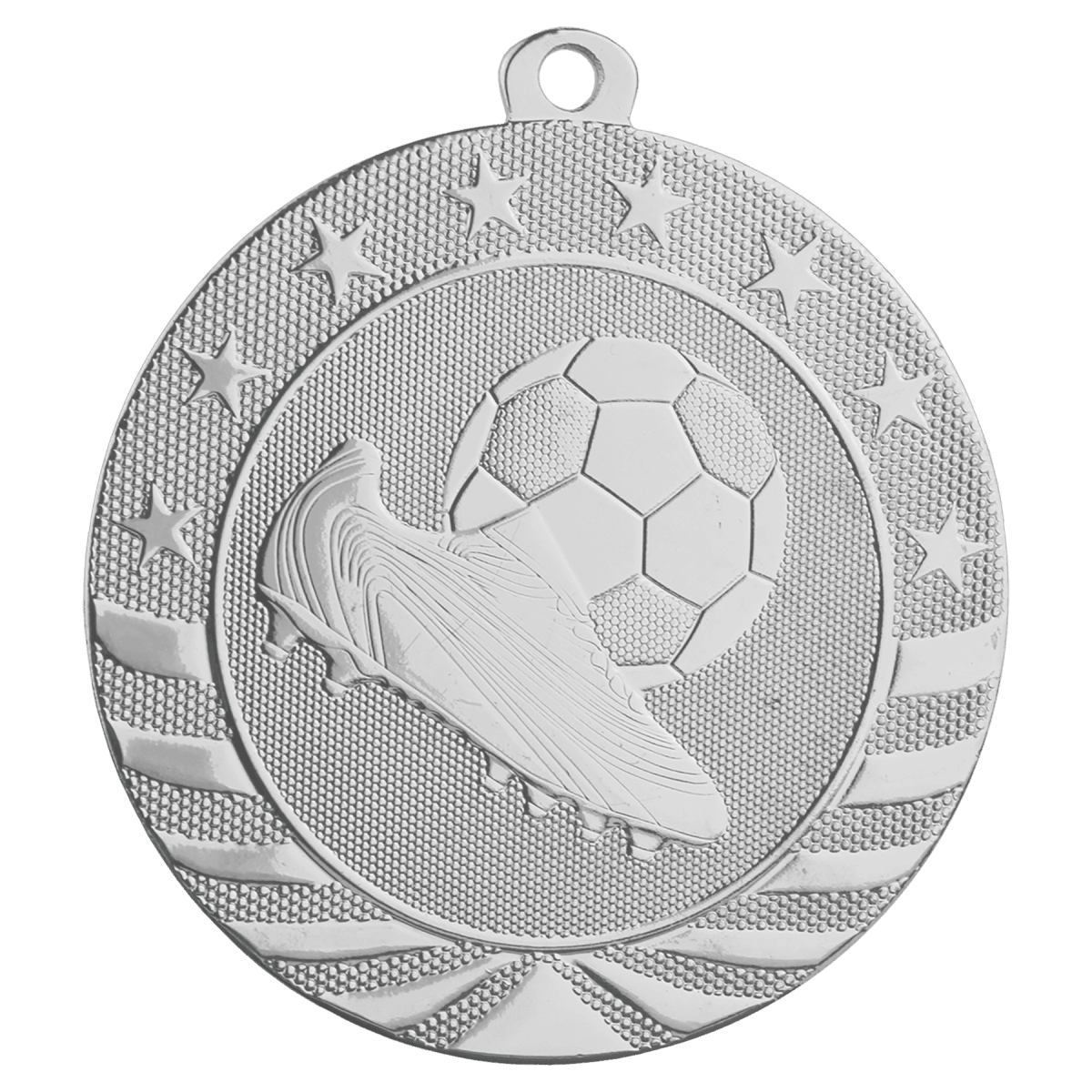 Soccer Starbrite Medal-Silver, product photo
