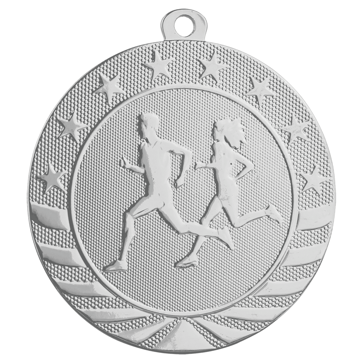 Cross Country Starbrite Medal-Silver, product photo