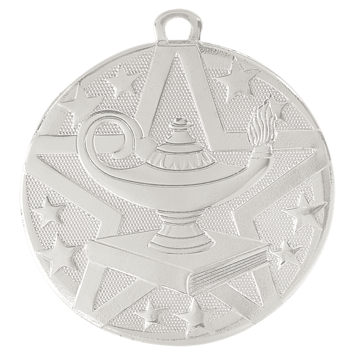 Lamp of Knowledge Superstar Medal-Silver, product photo