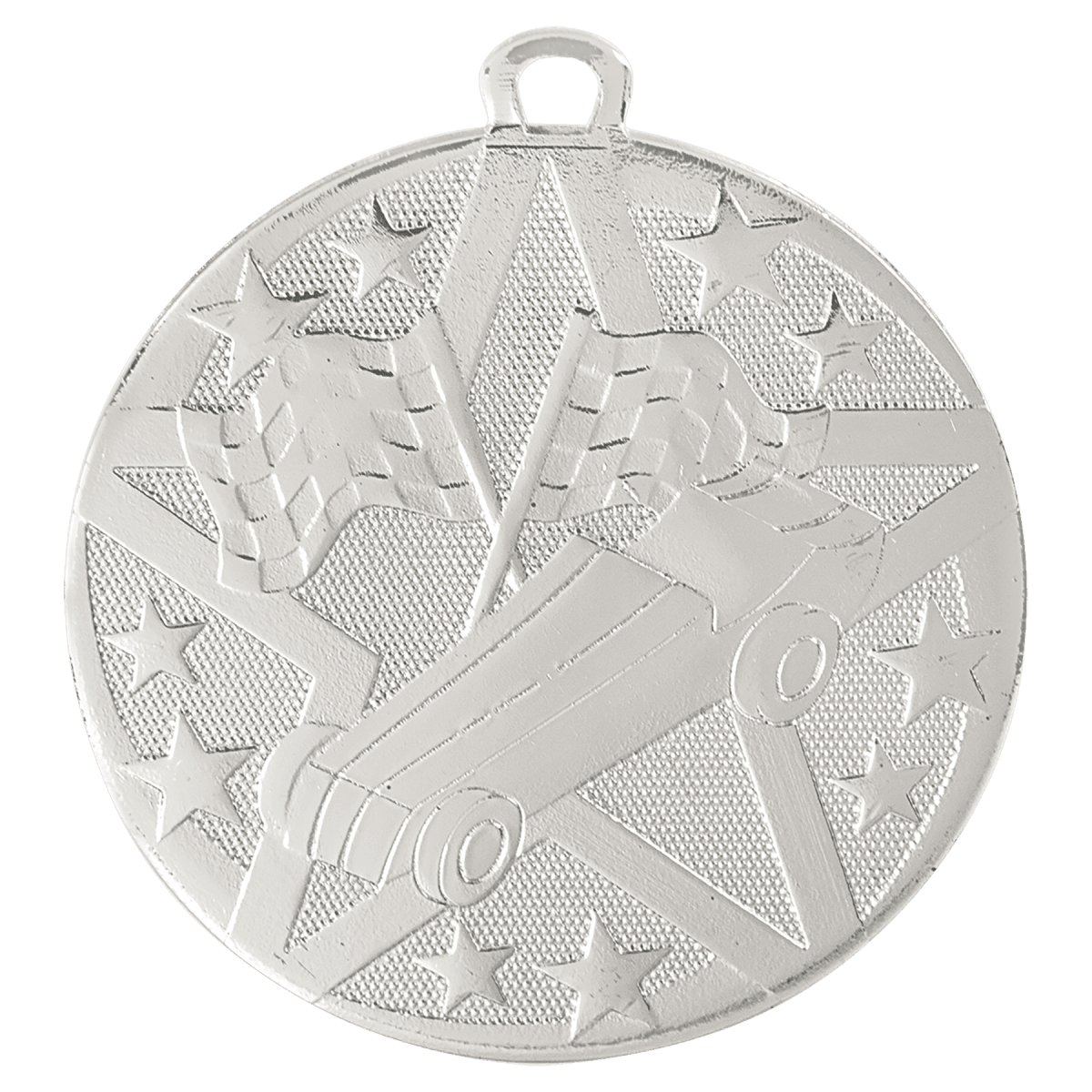 Pinewood Derby Superstar Medal-Silver, product photo