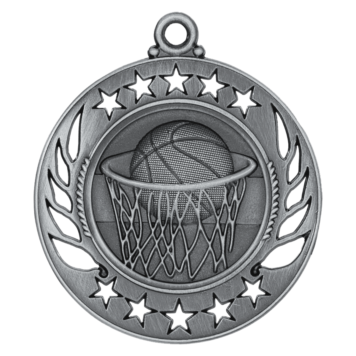 Basketball Galaxy Medal-Silver, product photo