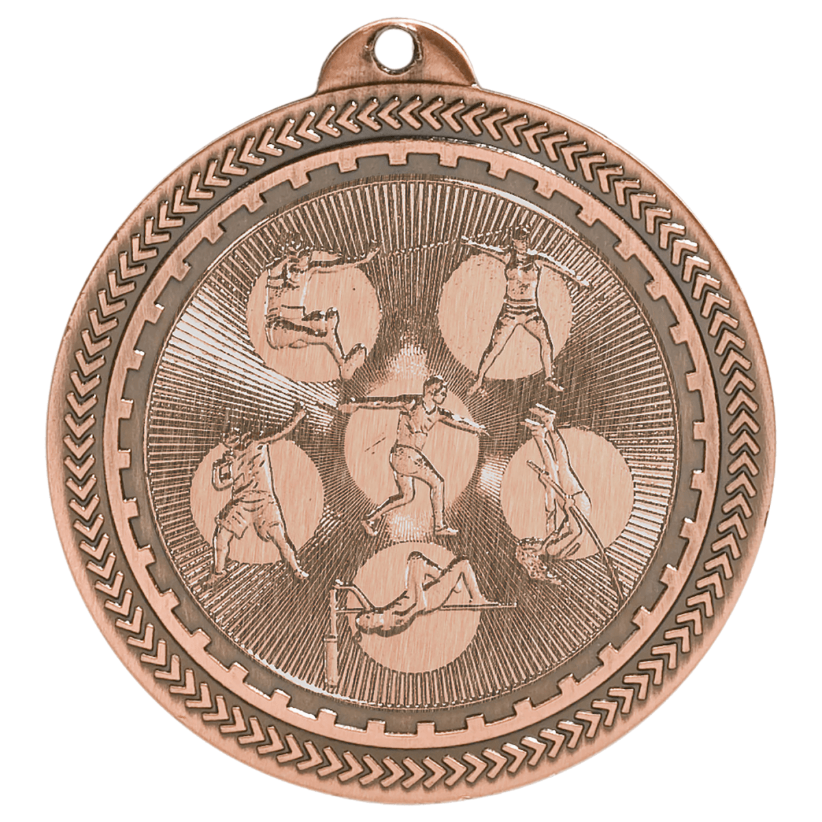 Track & Field BriteLazer Medal-Bronze, product photo