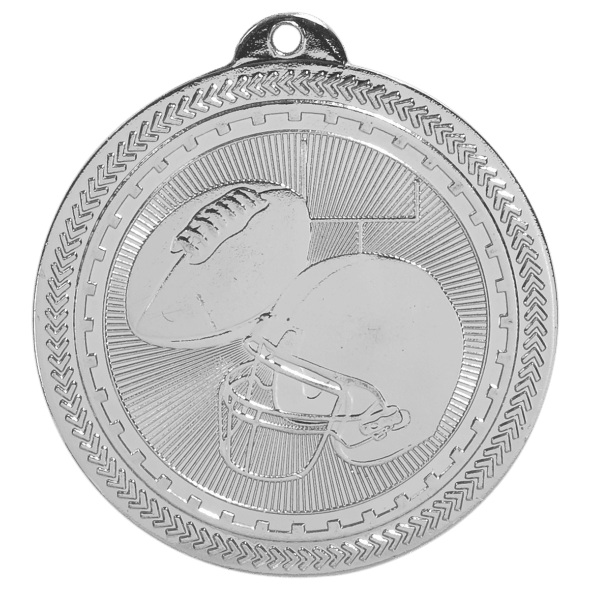 Football Starbrite Medal-Silver, product photo