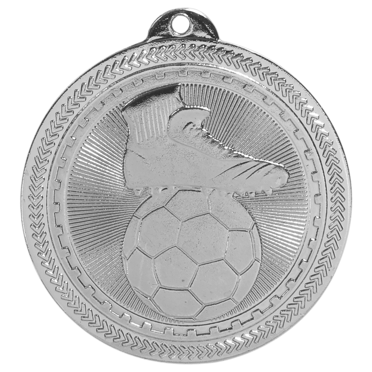 Soccer BriteLazer Medal-Silver, product photo