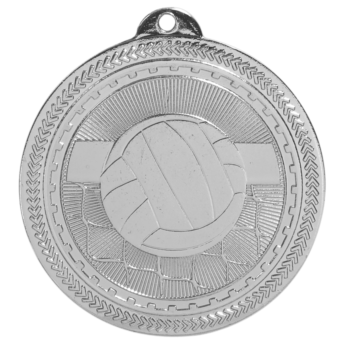 Volleyball BriteLazer Medal-Silver, product photo