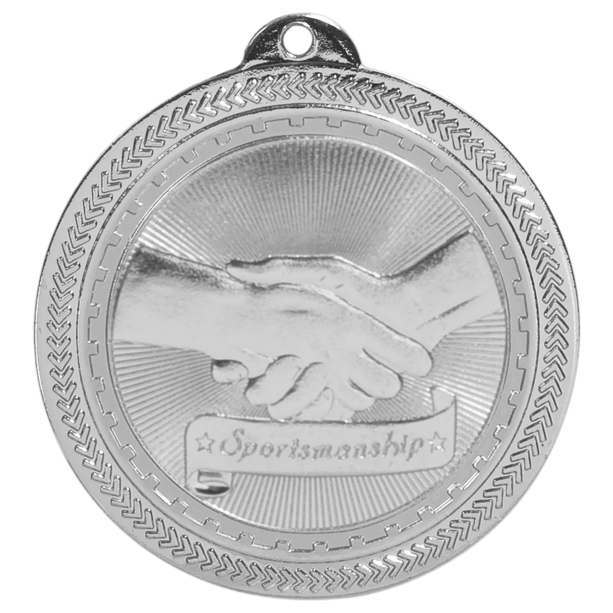 Sportsmanship BriteLazer Medal-Silver, product photo