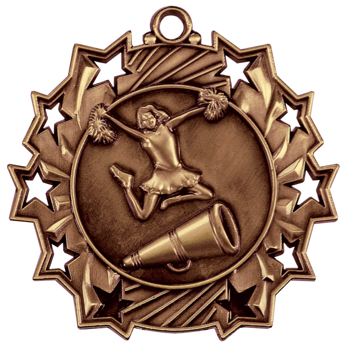 Cheer Ten Star Medal-Bronze, product photo