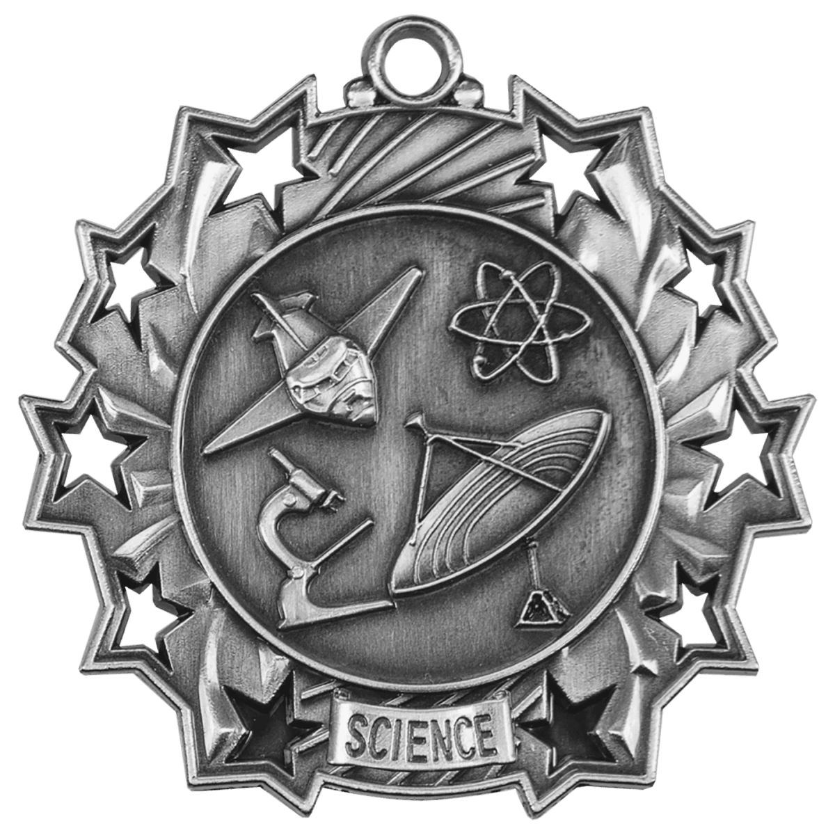 Science Ten Star Medal-Silver, product photo