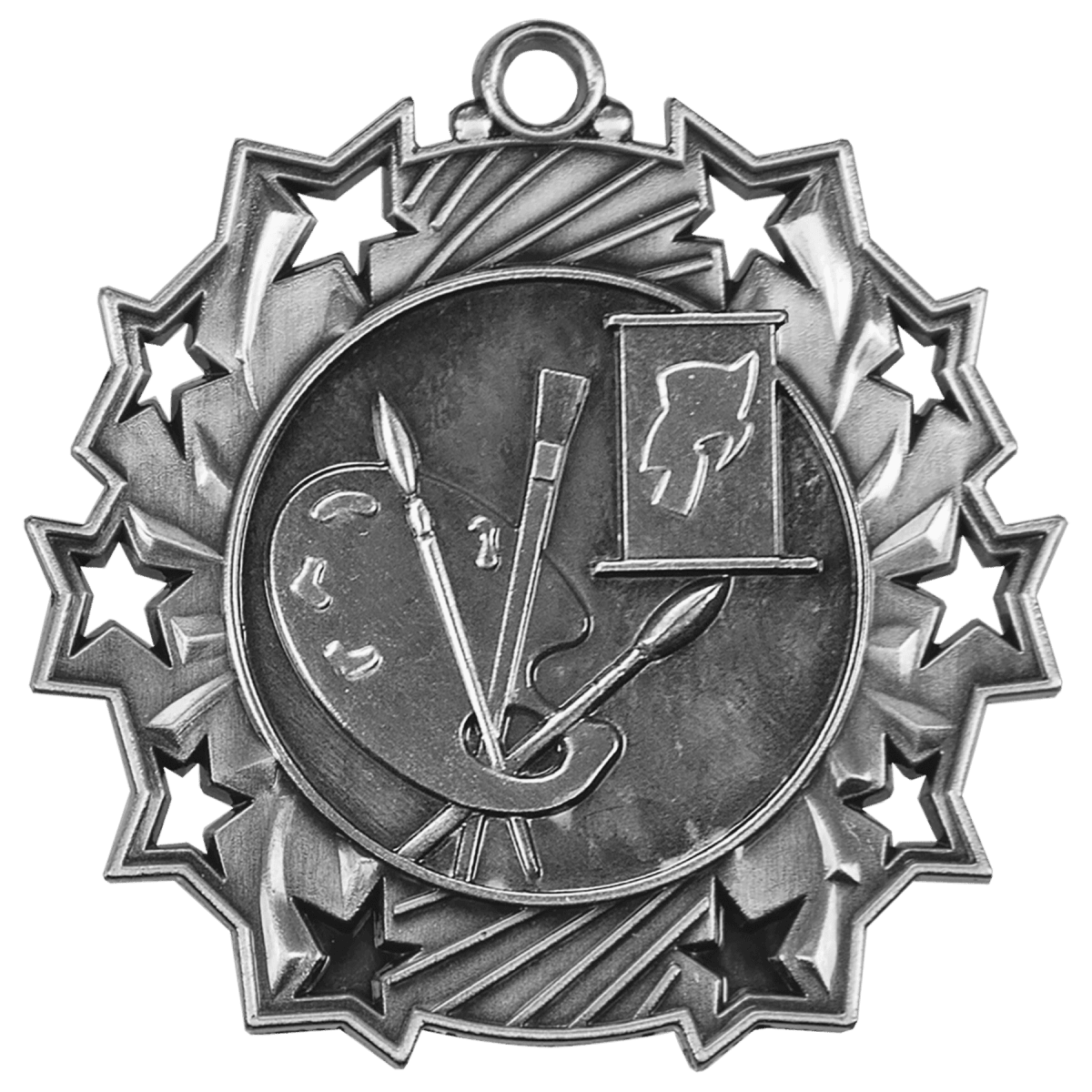 Art Ten Star Medal-Silver, product photo