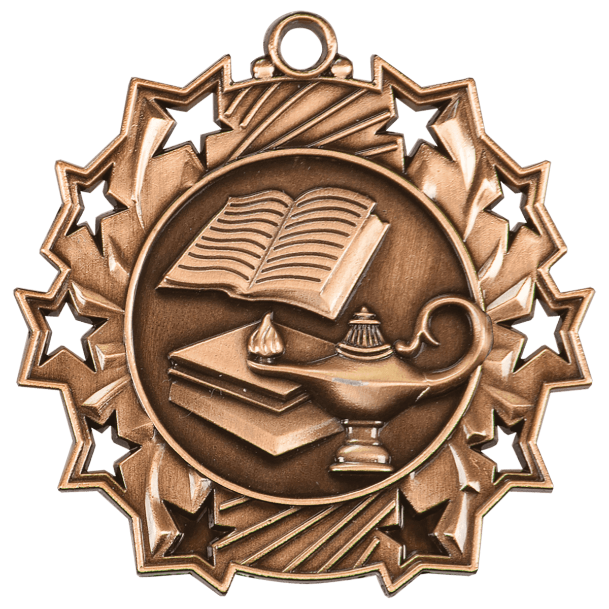 Lamp of Knowledge Ten Star Medal-Bronze, product photo