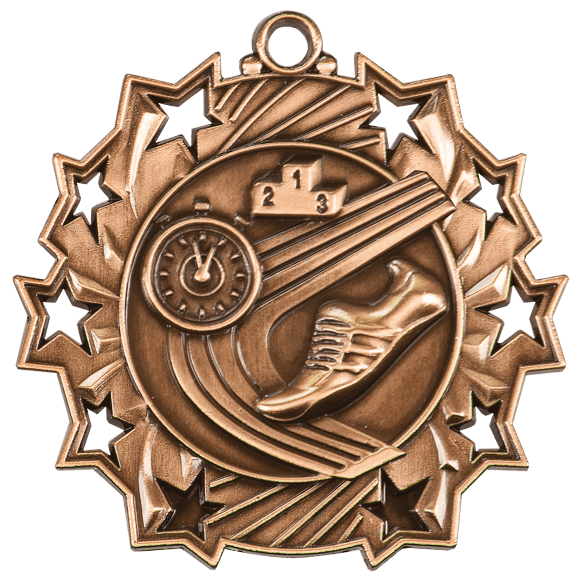 Track Ten Star Medal-Bronze, product photo