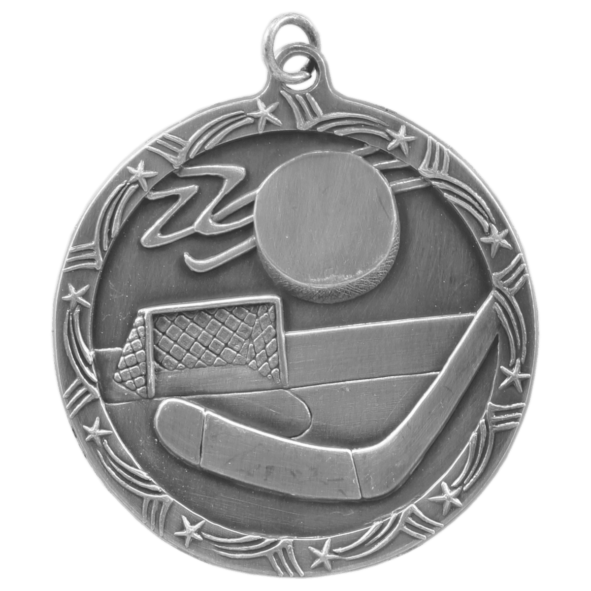 Hockey Shooting Star Medal-Silver, product photo